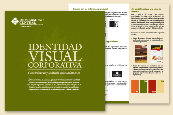 Manual de Identidad Visual Corporativa de la Universidad Central